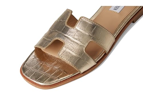 Steve Madden Steve Madden, Women's, Hadyn, Gold Croco, 11, Medium