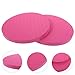 Milisten 2Pcs Thick Round Yoga Knee Pad Cushion TPE Support Pad for Elbows Wrists Knees and Shoulders Lightweight Non-Slip Comfort for Yoga and Fitness Pink