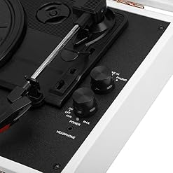 Tourne-Disque avec Haut-parleurs et Couvercle Anti-poussière – Lecteur de Vinyle à 3 Vitesses avec Aiguille Rubis… - Les Beatles, Paul McCartney, John Lennon, RIngo Starr, George Harrison Tourne-Disque avec Haut-parleurs et Couvercle Anti-poussière - Lecteur de Vinyle à 3 Vitesses avec Aiguille Rubis… – Image 6