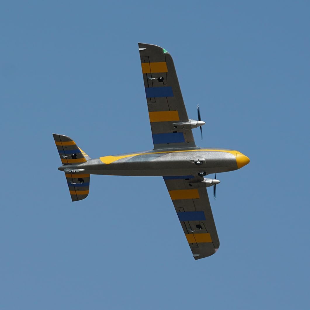 X1500 Twin Power FPV Aircraft 59'' Wingspan 4S RC FPV Platform(Transmitter, Receiver or Battery NOT Included) (Blue)