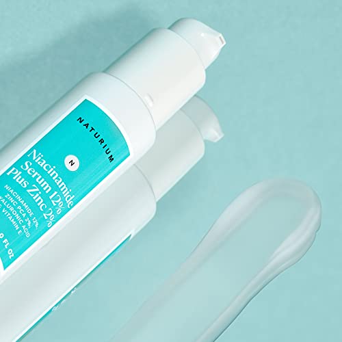 Naturium Niacinamide Face Serum 12% Plus Zinc 2%, Hyaluronic Acid & Vitamin E, Pore Minimizer, Discoloration & Aging Skin Treatment, 1 oz - Image 6