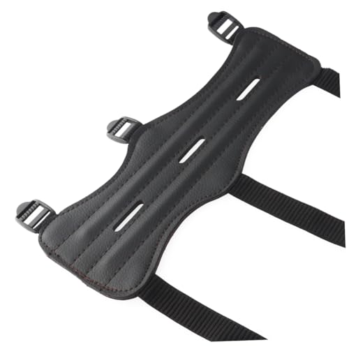 BRIGHTFUFU Arm Guard Protective Gear for Wrist Forearm Left/Right Buckle Leather Pain-preventing Plastic Strip
