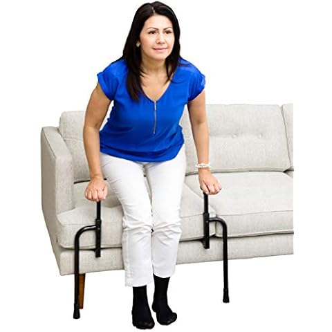 Stander EZ Stand-N-Go, Adjustable Standing Mobility Aid, Chair Assist Grab Bars, Ergonomic Stand Assist Handles (Eligible for VAT Relief in the UK) Cover
