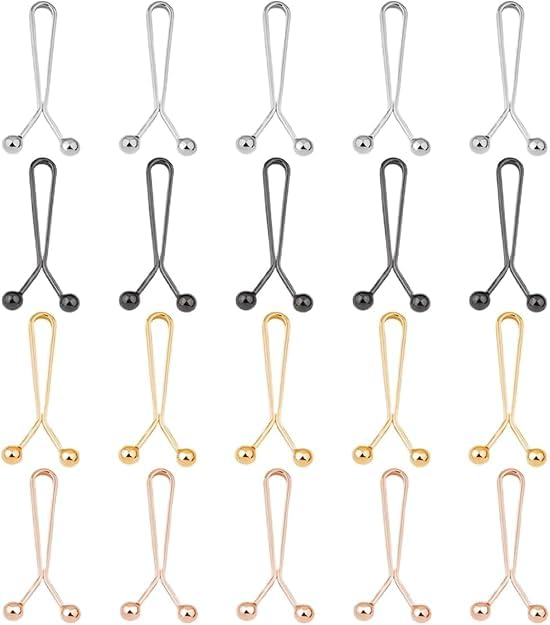 Hijab Pins Clips For Women, Cute Scarf Clip Hijab Pins Pearl Brooch Pins, Headscarf Shawl Scarf Muslim Hijab Scarf Clips Safety Pins Buttons Wedding Dress Decorative Boutonniere Multicolor Headscarf Accessories Pack Of-8-image-44