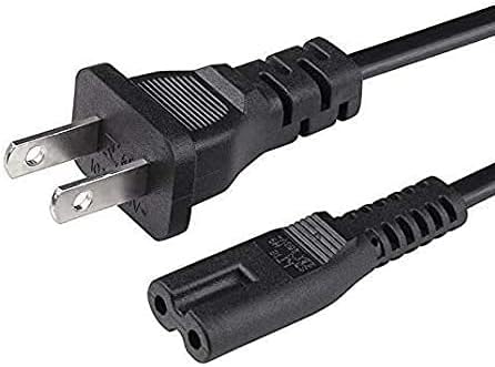 2 Prong Printer Power Cord/Printer Power Cable for Canon PIXMA MP160 And Many Different Other Model Canon HP,Lexmark,Dell,Brother,Epson.