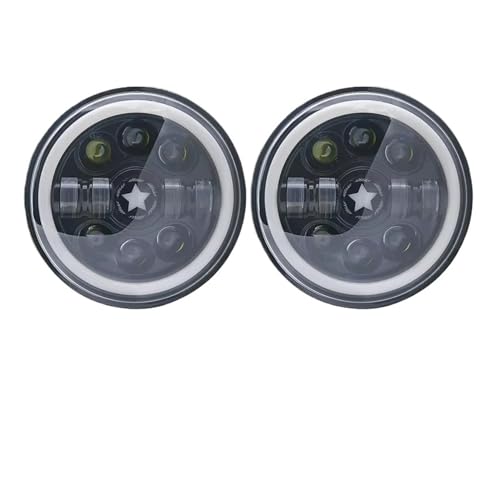 Phare LED 7 Pouces pour Safari et Patrol Y60 pour rouler de nuit en sécurité avec halo DRL