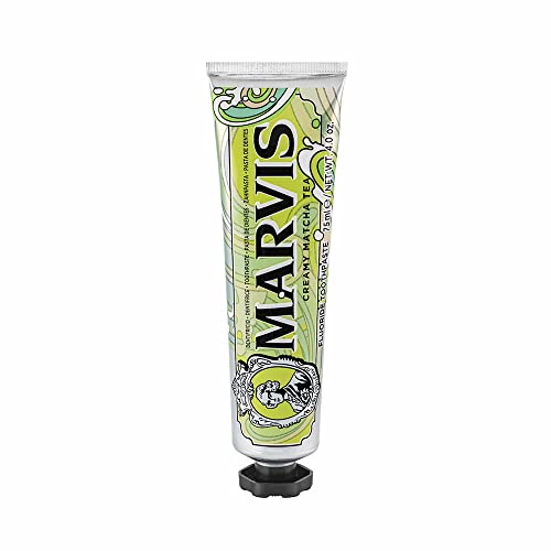 MARVIS® Creamy Matcha Tea 75 ml I Zahncreme in der Geschmacksrichtung Matcha Tee I limitiert I Tea Collection Cover