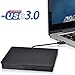 External CD/DVD Drive, USB 3.0 Type-C Lightscribe External CD/DVD Burner, Ultra-Slim Portable Optical Disk Drive, CD DVD +/-RW ROM Reader Writer for PC Laptop Desktop MacBook Mac Windows 7/8/10 Linux