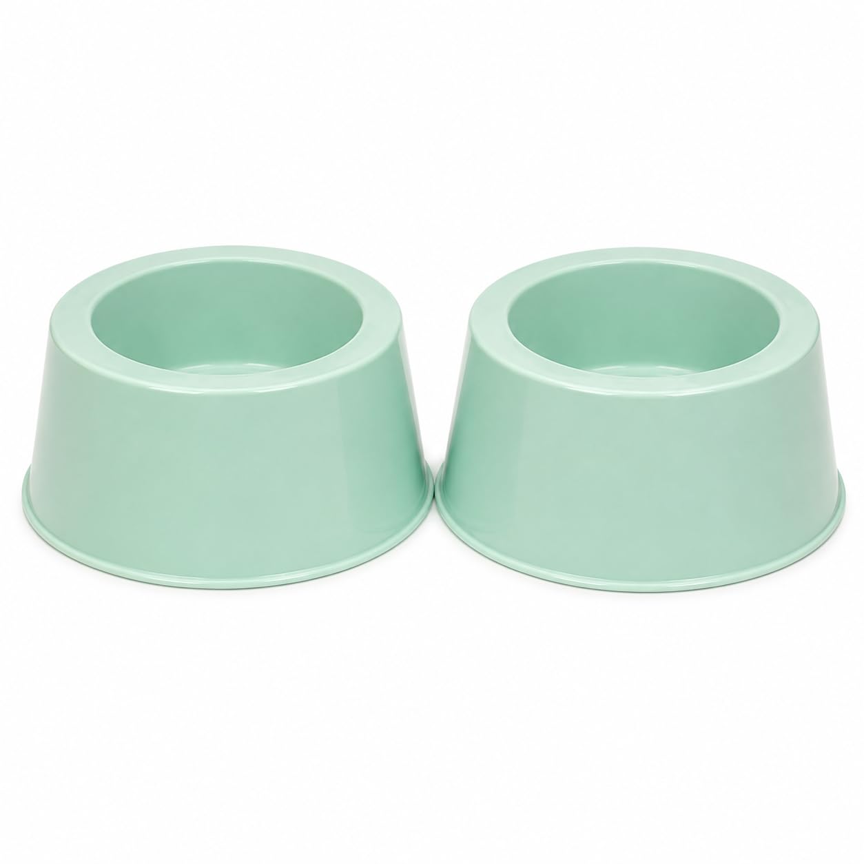 Kit 2 Comedouros Colours Verde Hortela 175ml Tigela Pote Para Pets Gatos Cachorros Racao