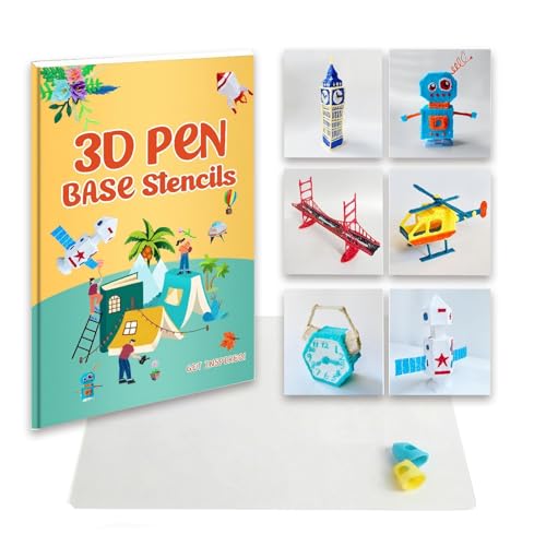 3D Pen Printing Drawing Book, JAREES 65 Painting Graffiti Template