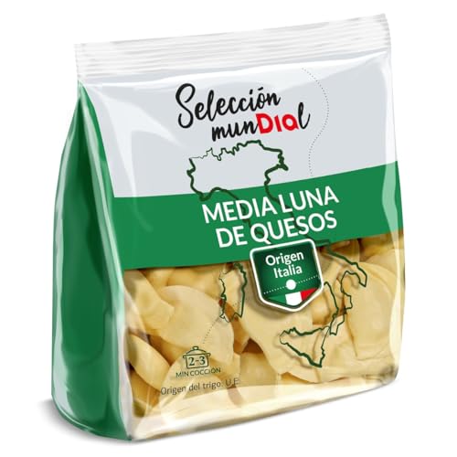 Pasta fresca rellena media luna de quesos Selección Mundial de Dia bolsa 250 g