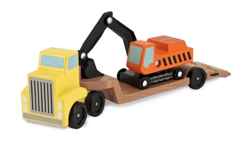 Excavateur remorque bois jouet enfant Melissa & Doug Scratch Art mini-pad 45773