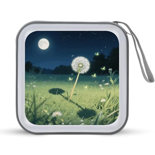 Funda para CD con 40 compartimentos de plástico duro y cierre de cremallera seguro 2