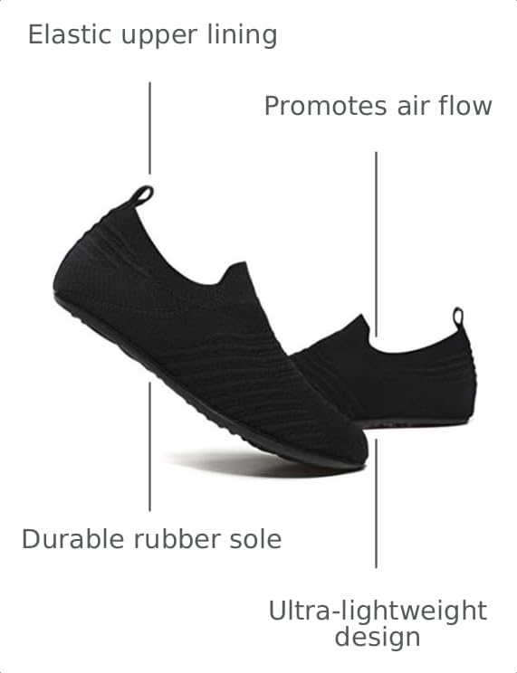 Image of Hayeabi Ultra-Comfort Lightweight House Slippers Unisex Adult Indoor /Outdoor Around The House Home Shoes for Women Men