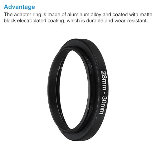 PATIKIL 28mm-30mm Metal Step Up Ring with Cleaning Cloth - Image 4