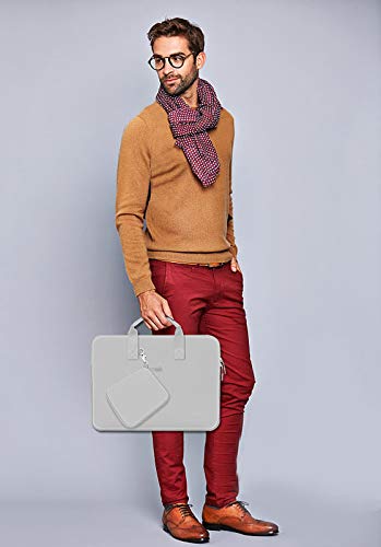 Image of Hseok Laptop Sleeve 13.3-14 inch Case with Small Pouch, Neoprene Computer Bag Compatible with MacBook Neo /Pro 14 M5 /M4 /M3 /M2 /M1, Mac Air /Pro 13.3, XPS 14 and Most 13-14 inch Notebooks,L02G03