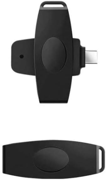 USB Smart Card Reader, VOASTEK DOD Military Electronic ID Card Reader and CAC Smart Card Reader Compatible with Windows, Vista/7/8/10, Linux and Mac OS | Build-in Extension Cable