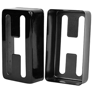 2 stuks Pickup Cover Elektrische Gitaar Pickup Shell Zwart Double Coil Elektrische Gitaar Pickup Cover Zwart Messing…