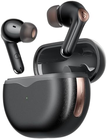 SoundPEATS Air4 Pro Bezprzewodowe słuchawki douszne Bluetooth 5.3 AptX Lossless, Adaptacyjna hybrydowa aktywna redukcja szumów, z 6 mikrofonami Aptx Voice do połączeń, 26 godzin, wiele połączeń