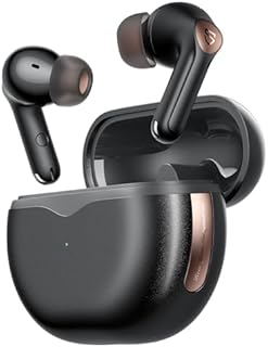SoundPEATS Air4 Pro Bezprzewodowe słuchawki douszne Bluetooth 5.3 AptX Lossless, Adaptacyjna hybrydowa aktywna redukcja szumów, z 6 mikrofonami Aptx Voice do połączeń, 26 godzin, wiele połączeń