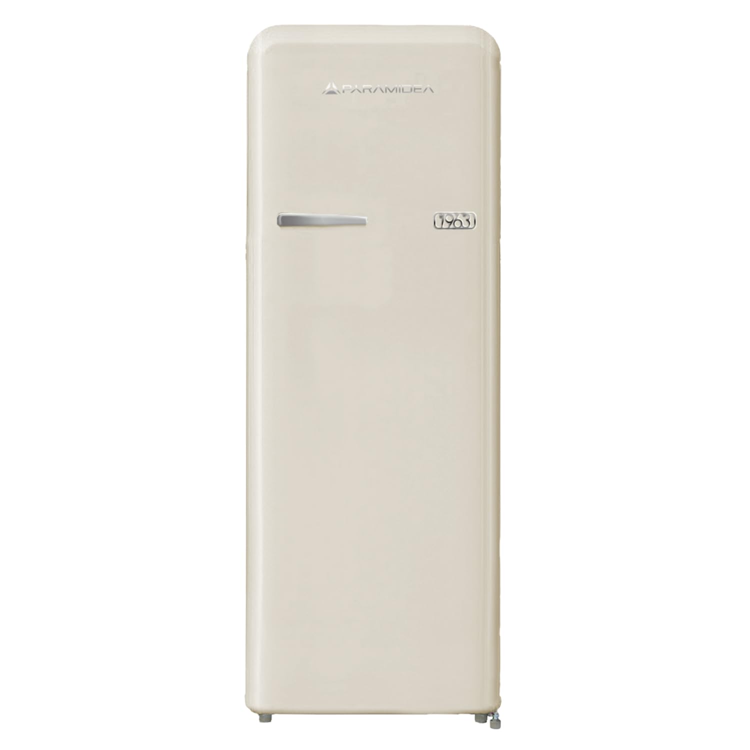 PYRAMIDEA Frigorifero Vintage Colorato Crema Singola Porta Ventilato 240 L Lordi (218 L Netti) MAMBO2401C