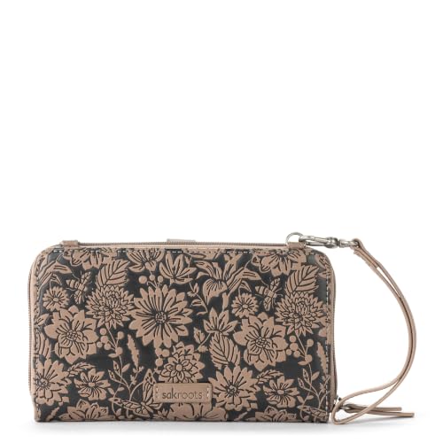 Image of Sakroots Smartphone Crossbody Purse - Women's Cellphone Bag & Wallet For Everyday - Convertible Wristlet With Zipper