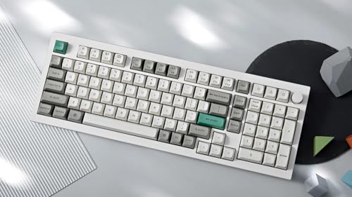 Clavier sans fil Keychron Q5 Max blanc pour bureau Mac et Windows élégant