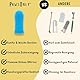 PawsOnly | Hundezahnbürste | Fingerzahnbürste für Hunde & Katzen | Zahnbürste Hund | Fingerlinge Zahnpflege | Dog Toothbrush | Katzenzahnbürste | Zahnputzfingerling Welpen Zähne Putzen (Blau + Rosa)
