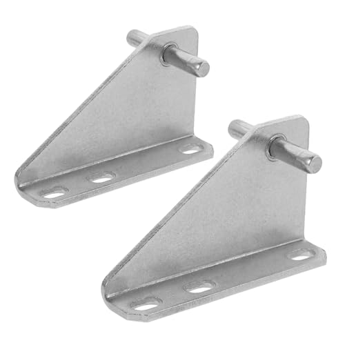 WOONEKY 2 piezas Bisagra para Puerta de Frigorífico de Acero Inoxidable Duradero Repuesto para Congeladores y Frigoríficos de Compatible con Recambios de Puerta y Crisper Fácil