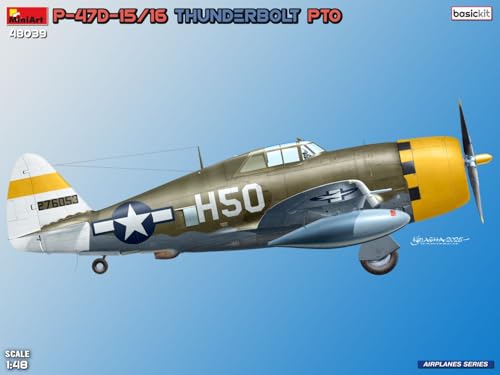 P-47D-15 RA Thunderbolt maquette avion de chasse Miniart 1/48 kit à assembler