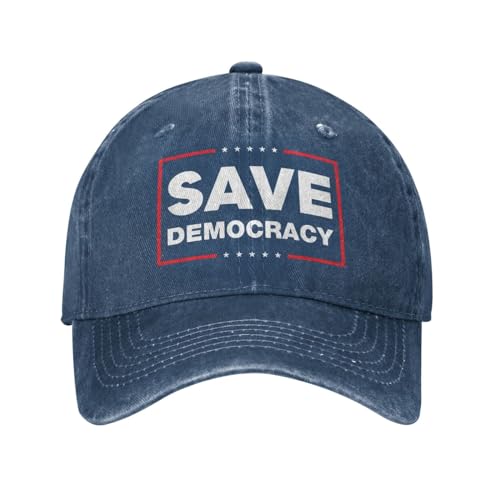 Save Defend Our Democracy Vote Election Campaign 2022 Cowboy Hat Baseball Cap Women...