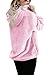 Yanekop Womens Fuzzy Fleece Pullover Oversized Sherpa Jacket Half Zip Pullover Sweaters Winter Faux Fur Jacket Coat(B Pink,3XL)