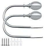 【Einfache Installation】Stecken Sie zuerst den Spreizdübel in die Löcher, die Sie in die Wand gebohrt haben, und drücken Sie dann die Schraube durch die Löcher des Haltehakens in den Spreizdübel.