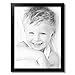 ArtToFrames 19x25 inch Black Stain on Solid Wood Wood Picture Frame, 2WOM0066-78238-YBLK-19x25
