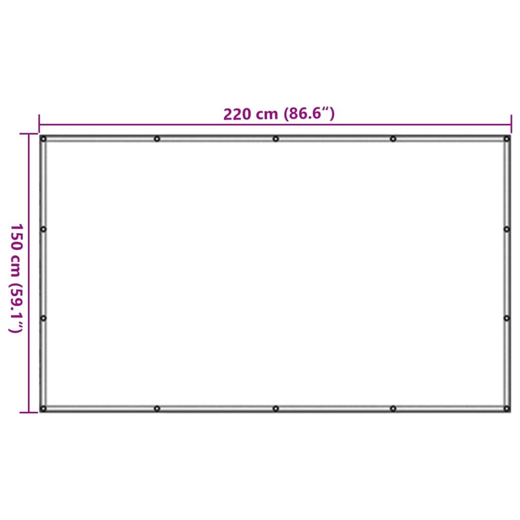 Filet de remorque vert 1,5 x 2,2 m en polyéthylène haute densité élastique avec cordon de 6 mm, perméable au vent et à l'eau, résistant à la moisissure et aux UV, polyvalent pour voiture, remorque