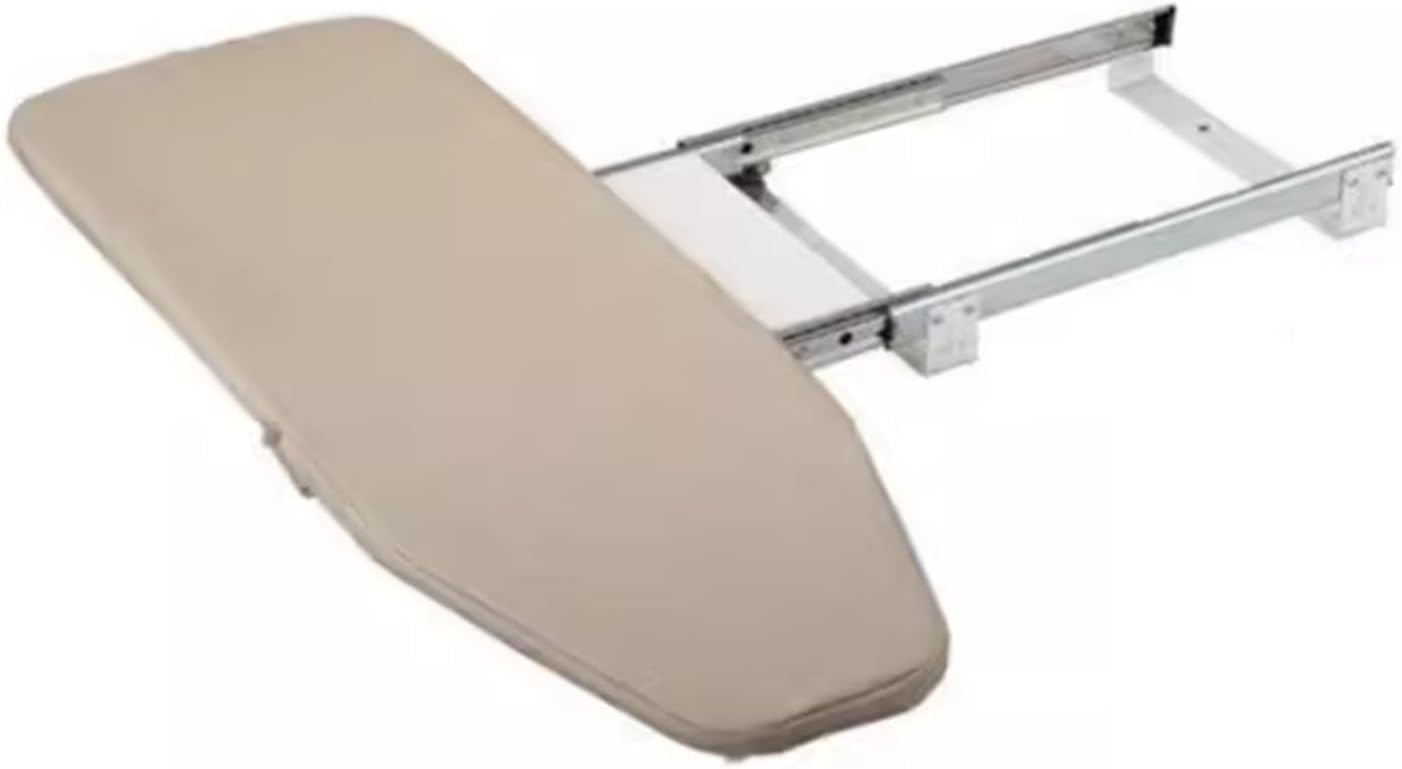 180° Swivel Pull Out Ironing Board,Adjustable Folding Retractable Ironing Table,with Removable Cover,Load-Bearing 20 Kg for Apartment Small Room(Color2)