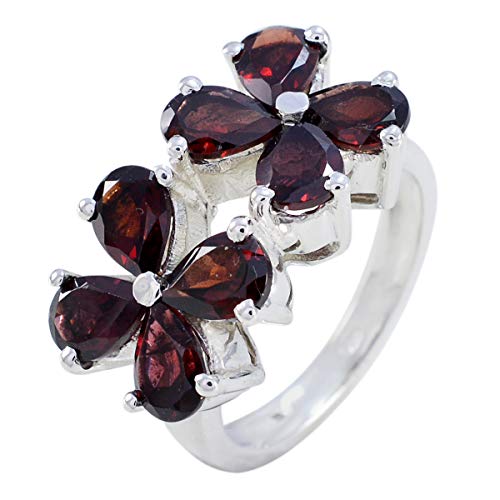 Bague en argent sterling 925 anti-ternissement bague poire faite main