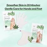 Epielle Nourishing Hand Masks - Hemp Gloves 6 Pack | Deep Moisturizing Treatment for Dry Hands | Enriched with Natural Extracts | Korean Skincare, Easter Gifts, Mother's day Gifts - Image 3