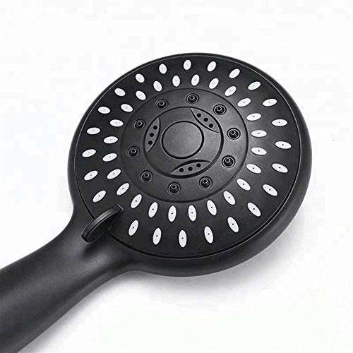Ensemble de douche noir avec pommeau et robinet de bain installation facile