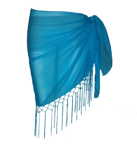Paréo en demi-coton P4F idéal pour flâner à la plage avec style cet été