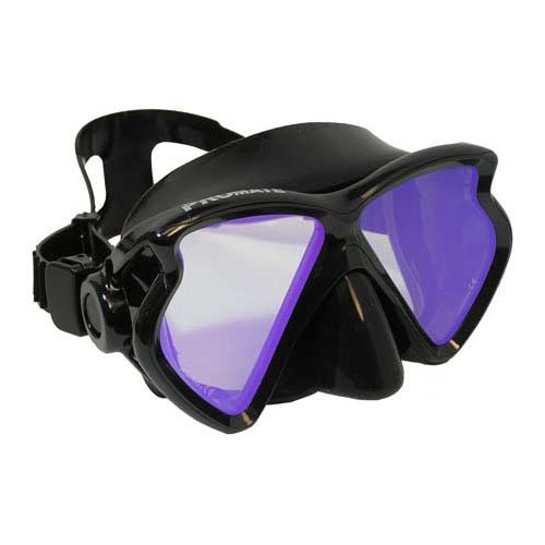 Promate Scuba Dive Diving Mask Snorkeling Color Correction Mask with Tinted Lenses Snorkel