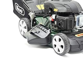 Webb WER460ES 18"/46cm Self Propelled Rotary Petrol Lawnmower, 173cc 4-Stroke Engine, 7 Cutting Heights, 55L Collection Bag - 3 Year Guarantee