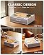 CD Player Tragbar, Leapwell Tragbarer CD Player mit Lautsprecher Bluetooth CD-Player mit Fernbedienung Kinder Mini CD Spieler Anti Skip mit AUX Optisch USB LCD Bildschirm Weiß