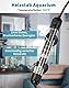 NETONDA Aquarium Heizung 30l 25W Aquarium Heizstab einstellbar Aquariumheizer mit Thermostat Regelheizer für Fischtanks und Aquarium (20-34°C, 25W)
