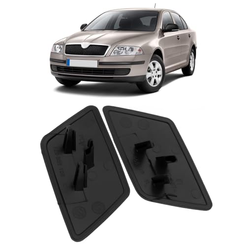 Cache lave-phare pour Skoda Octavia 2004-2013 bouchon de pare-chocs apprêté - 4