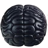Brain Bookends Office Decorative Bookends for Shelves Heavy Bookends Book Stoppers Book Holders for Desk Decoration (Black)