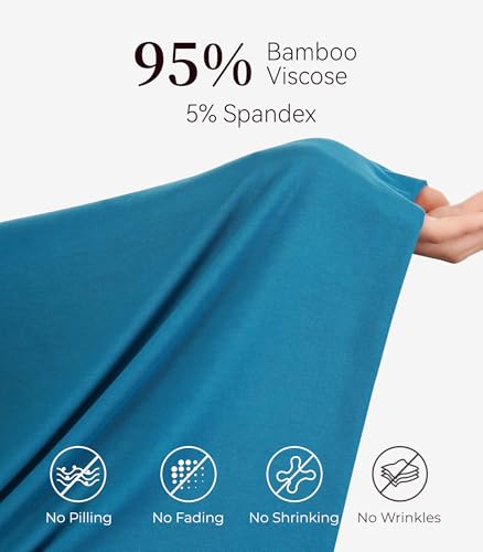 Image of NACHILA Pajamas Set for Women-Viscose Made from Bamboo, Sleeveless Sleepwear Cami Pajamas Shorts Sets Camisole Pjs Nightwear