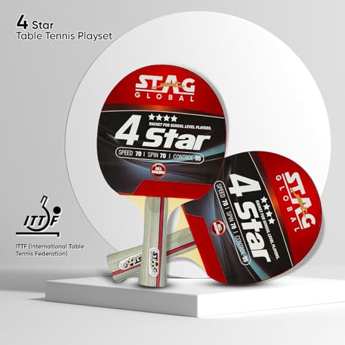 Image of Stag 4 Star Table Tennis Kit