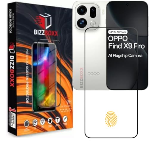 Image of Tempered Glass Screen Protector Guard Compatible with OPPO Find X9 Pro - HD Clarity, Ultrasonic Fingerprint Working Screen Guard (Find X9 Pro - 6.78 inch) With Installation Kit - Pack of 1