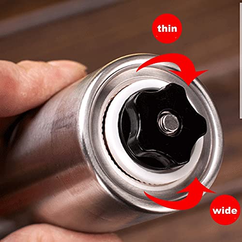 XinQt Silber Kaffeemühle Mini Edelstahl Hand Handbuch Handmade Kaffee Bohnenschleifer Mühle Küche Schleifen… – Bild 5